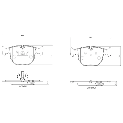 Kuva Jarrupalasarja, levyjarru BREMBO P 06 118