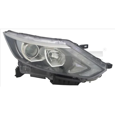 Kuva TYC 20 14680 16 2 Ajovaloumpio Vasen H7, H11, LED Oikeanpuoleiselle liikenteelle LEDillä, Ilman sähkömoottoria NISSAN: Qashqai