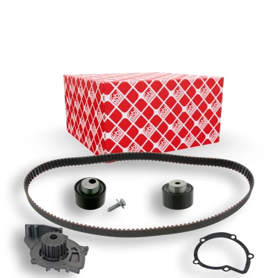 Kuva FEBI BILSTEIN 46411 Vesipumppu + Jakohihnasarja Vesipumpulla 143 CITROËN: Jumper I Van, Bussi, PEUGEOT: Boxer Bussi