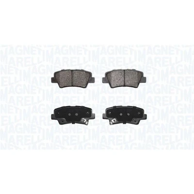 Kuva MAGNETI MARELLI 363916060852 Jarrupalat akustisella kulumavaroittimella HYUNDAI: i40 Farmari, Sonata V, Tucson, SSANGYONG: Korando III SUV, Tivoli SUV