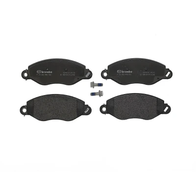 Kuva BREMBO P 24 053 Jarrupalat akustisella kulumavaroittimella Jarrusatulan ruuveilla Ilman tarvikkeita FORD: Transit Mk5 Bussi, Van