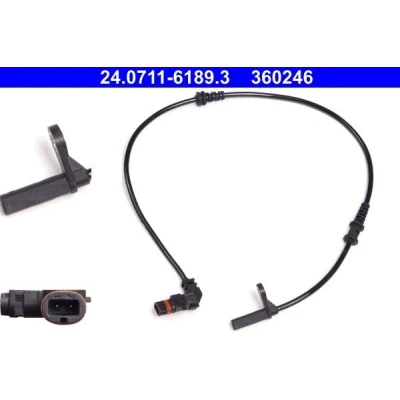 Kuva ATE 24.0711 6189.3 ABS Anturi 618 MERCEDES BENZ: C sarja T modell, Sedan