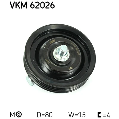 Kuva SKF VKM 62026 Kiristysrulla NISSAN: NP300 Navara Pick up, Pathfinder 3