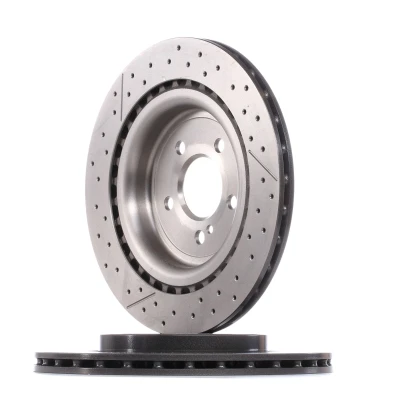 Kuva BREMBO COATED DISC LINE 09.B788.11 Jarrulevyt 330 22 5 tuuletettu sisältä, uritettu/rei&#039;itetty pinnoitettu hiiliteräs Ruuveilla