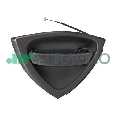 Kuva MIRAGLIO 80.960.03 Ovenkahva Vasen Musta SMART: Fortwo I Coupe