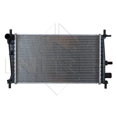 Kuva NRF EASY FIT 54666 Jäähdytin Alumiini 500 304 18 asennusosilla Jäähdytysrivat juotetut FORD: FIESTA 4