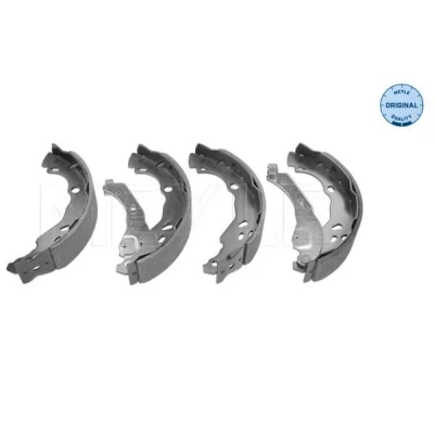 Kuva MEYLE 16 14 533 0012 Jarrukengät Taka akseli 203 38 Vivulla, Ilman jousta ORIGINAL Quality DACIA: Sandero I, RENAULT: CLIO 4, 2