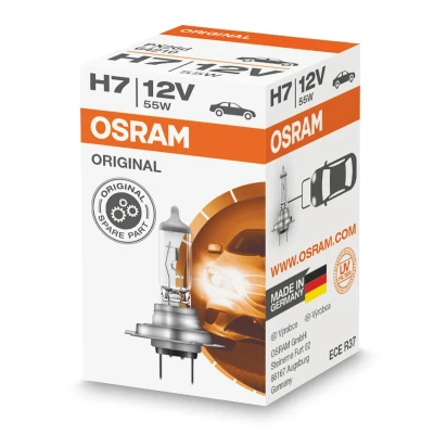 Kuva OSRAM 64210L Polttimo, kaukovalo H7 12V 55W 3200K Halogeeni SKODA: Octavia 3 Combi, Superb II Farmari, Hatchback, AUDI: Q7, A6 C7 Avant