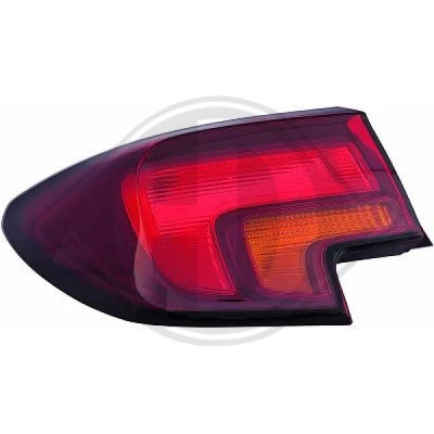 Kuva DIEDERICHS 1808090 Takavalot Priority Parts Oikea Uloin osa Ilman lampun kantaa OPEL: Astra K Hatchback, Mokka / X