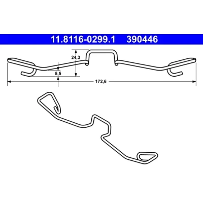 Kuva ATE 11.8116 0299.1 Jousi, Jarrusatula