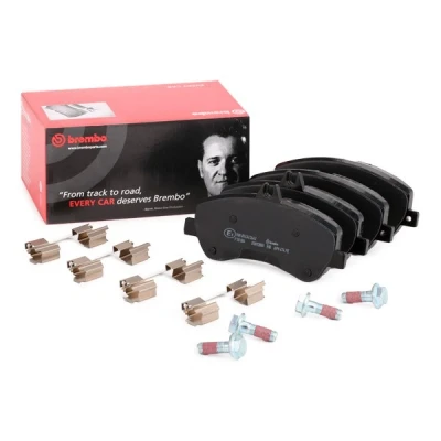 Kuva BREMBO P 50 086 Jarrupalat Kulumisenilmaisemelle Jarrusatulan ruuveilla Ilman tarvikkeita MERCEDES BENZ: GLK