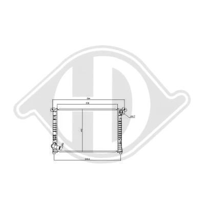 Kuva DIEDERICHS DCM1581 Jäähdytin 578 400 28 Climate MINI: Hatchback