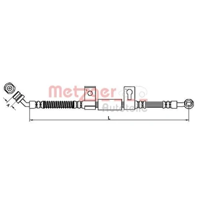 Kuva METZGER 4110827 Jarruletku 665 KIA: SORENTO 1