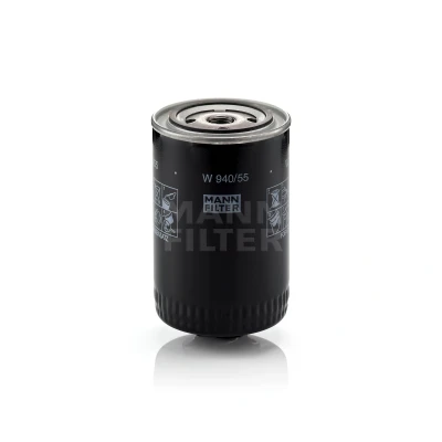 Kuva MANN FILTER W 940/55 Öljynsuodatin 3/4 16 UNF yhdellä peruutuksenestoventtiilillä Ruuvattava suodatin PORSCHE: 911 Coupe, Targa