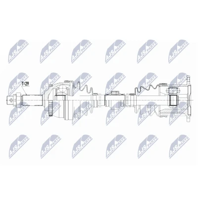 Kuva NTY NPW NS 066 Vetoakseli Etuakseli, oikea NISSAN: X Trail