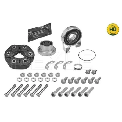 Kuva Nivel, pitkittäisakseli, Takavetoakselista tasauspyörästöön, voimanulosottoon PORSCHE CAYENNE, VW TOUAREG OE 7L0 521 102 D,