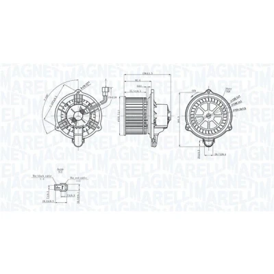 Kuva MAGNETI MARELLI 069412752010 Lämmityslaitteen Puhallin
