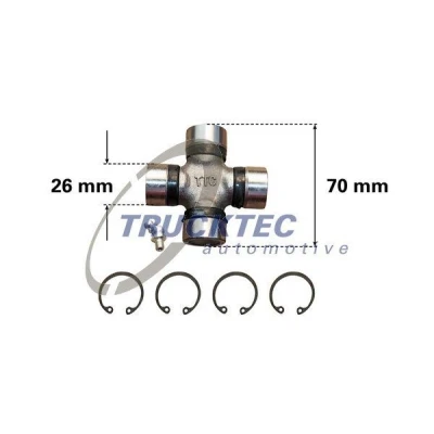 Kuva TRUCKTEC AUTOMOTIVE 02.34.011 Kardaanin Kuminivel MERCEDES BENZ: T1 Bussi, Van