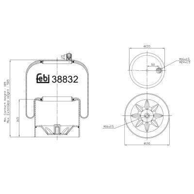 Kuva FEBI BILSTEIN 38832 Metallipalje, ilmajousitus