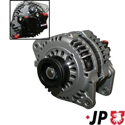 Kuva JP GROUP 1290101200 Laturi 14V 100A OPEL: Astra G CC, Sedan, Combo C Tour, HONDA: CIVIC 7 Hatchback