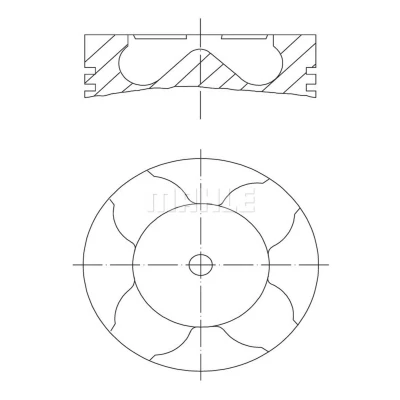Kuva Mäntä MAHLE 213 PI 00102 000