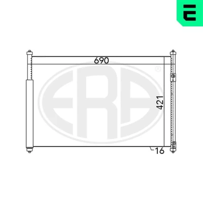 Kuva ERA 667080 Ilmastoinnin Lauhdutin Vedenerottimella SUZUKI: Grand Vitara 2 SUV
