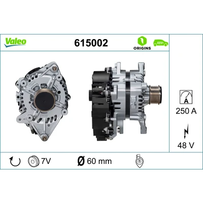 Kuva VALEO 615002 Käynnistinlaturi