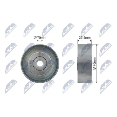 Kuva Kiristysrulla, moniurahihna DODGE, HYUNDAI, JEEP, KIA OE 25286 3C100, 3C200, 3C250