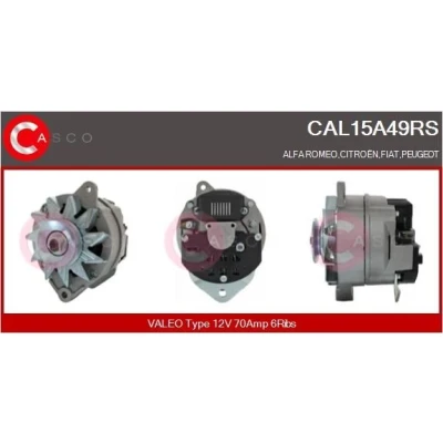 Kuva CASCO CAL10420AS Laturi 12V 140A VOLKSWAGEN: Transporter 5, Passat B6 Variant, B7 MITSUBISHI: Outlander 2 SUV, Lancer 8 Limousine
