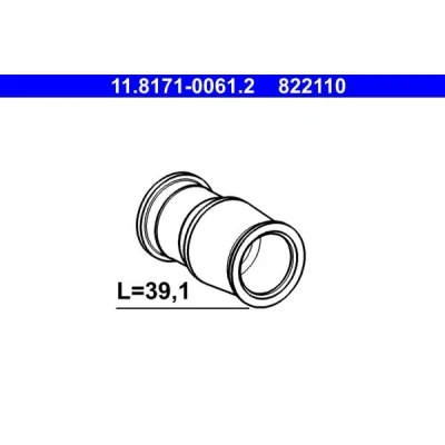 Kuva ATE 11.8171 0061.2 Ohjainhela, Jarrusatula VOLKSWAGEN: Transporter 4