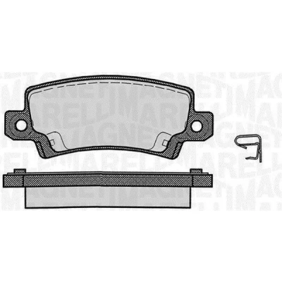 Kuva MAGNETI MARELLI 363916060407 Jarrupalat kulumisvaroitinkoskettimella TOYOTA: Corolla IX Hatchback, X Sedan, Station Wagon