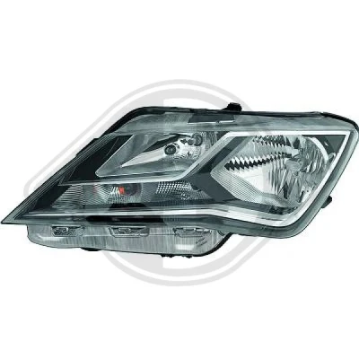 Kuva DIEDERICHS Priority Parts 7433981 Ajovaloumpio Vasen H7/H7 SEAT: Toledo IV Hatchback (KG3) 1.6 TDI, 1.6, 1.2, 1.2 TSI, 1.4 TSI 2012 2015