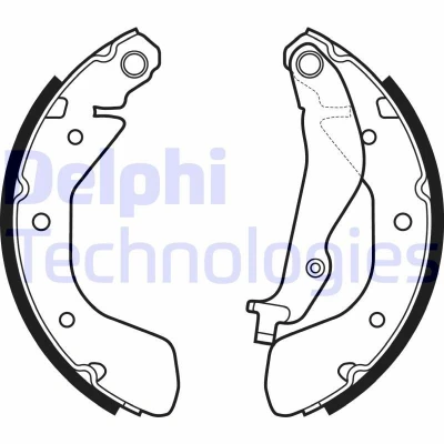 Kuva DELPHI LS2134 Jarrukengät 200 36 OPEL: Karl