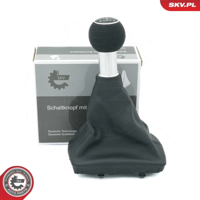 Kuva ESEN SKV 63SKV401 Vaihdekepin nuppi 6 vaihteinen Nahka AUDI: A4 B7 Avant, B6 Sedan, Avant