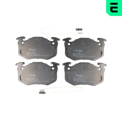 Kuva OPTIMAL BP 09397 Jarrupalat Etuakseli Sis. kulumisenilmaisimen RENAULT: TWINGO 1