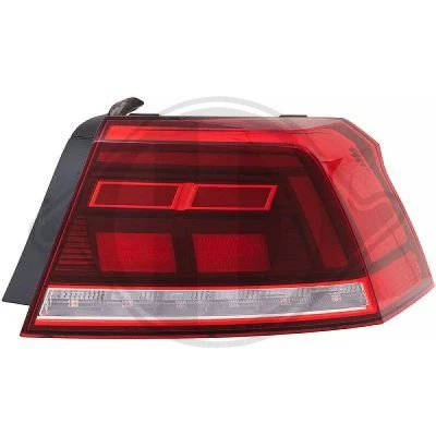 Kuva DIEDERICHS 2249290 Takavalot Oikea Uloin osa LED Lampun kannalla