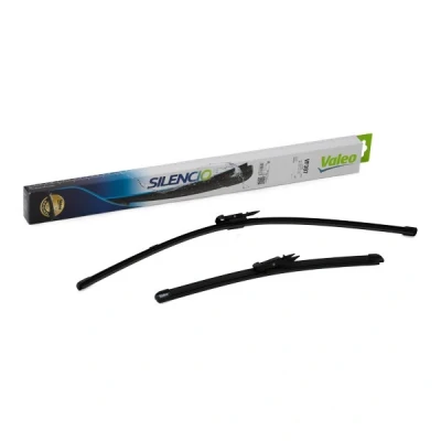 Kuva Pyyhkijänsulka Valeo Silencio X.trm, Flat Blade Set 574388 Edessä Rungottomat Top Lock NISSAN: Qashqai / Qashqai+2 I