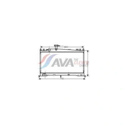 Kuva Jäähdytin,moottorin jäähdytys AVA QUALITY COOLING MZ2160