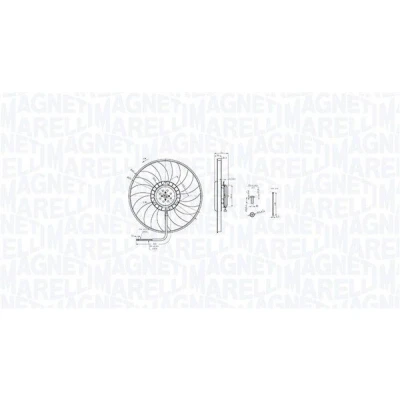 Kuva MAGNETI MARELLI 069422848010 Jäähdyttimen Tuuletin 382 12 330 AUDI: A6 C6 Avant