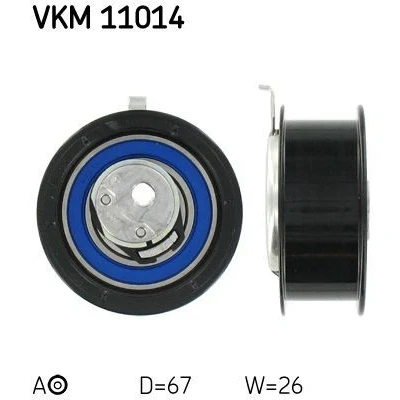 Kuva SKF VKM 11014 Kiristysrulla, Hammashihnat VOLKSWAGEN: TRANSPORTER 4, Passat B5 Variant, 4 Bus, AUDI: 80 B4 Sedan, SEAT: Alhambra I