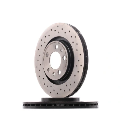 Kuva BREMBO XTRA LINE 09.7012.1X Jarrulevyt 280 22 5 rei&#039;itetty/tuuletettu sisältä pinnoitettu hiiliteräs Ruuveilla VOLKSWAGEN: Golf 4 Variant,