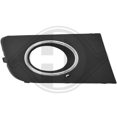 Kuva DIEDERICHS 2275148 Puskurin Ritilä Oikea Sumuvaloilla vasrustetuille autoille VOLKSWAGEN: Amarok Pick up