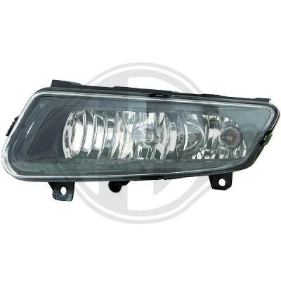Kuva DIEDERICHS 2206488 Sumuvalot Musta Oikea VOLKSWAGEN: Polo V Hatchback