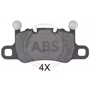Kuva Jarrupalasarja, levyjarru, Taka akseli BENTLEY, PORSCHE OE 971698451B, 971698451J, 971698451N
