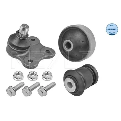Kuva MEYLE 616 610 0005 Korjaussarja, Pyöräntuenta Etuakseli, vasen, oikea Alapallo /pallonivelellä, Kumilaakerilla OPEL: Corsa D Hatchback