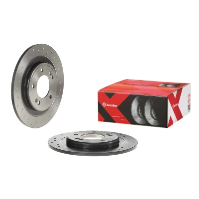 Kuva BREMBO 08.C250.1X Jarrulevyt 284 10 5 reijitetty, täysi pinnoitettu hiiliteräs Ruuveilla KIA: cee‘d II Sportswagon, Hatchback