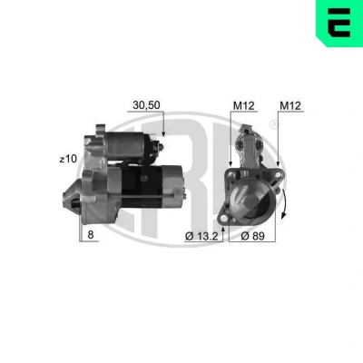 Kuva Käynnistin FORD, KIA, MAZDA, SUZUKI OE 0K711 18400, 18400C, F18400B