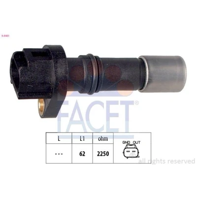 Kuva FACET 9.0461 Kampiakselin Asentotunnistin Made in Italy OE Equivalent