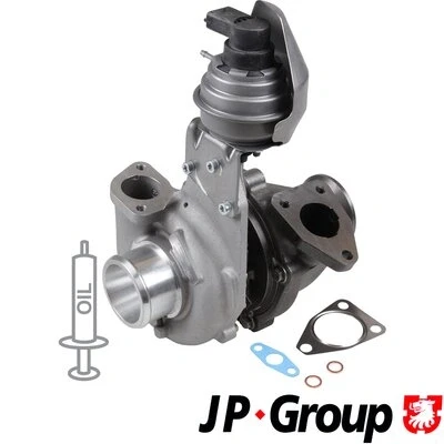 Kuva JP GROUP 1217401500 Turboahdin Pakokaasuahdin Tiivisteillä OPEL: Astra J Sports Tourer, Insignia A Hatchback