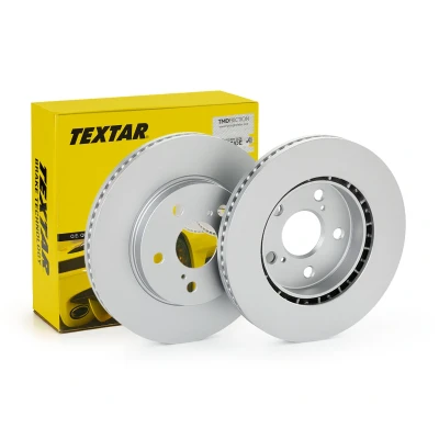 Kuva TEXTAR Jarrulevy TOYOTA: Corolla XII Farmari, Sedan 25mm 05/07 114,3mm tuuletettu sisältä pinnoitettu 92341103 T435120239,4351202390